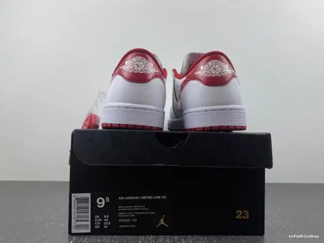 1 Red Jordan Varsity Retro Low 705329-101 White 0611
